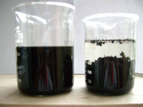 PAM effect in coal washing plant