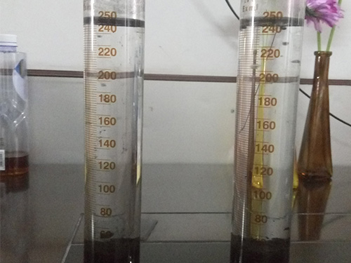 Slaughterhouse sewage experiment process